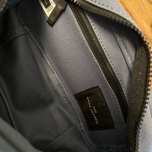 NWT！Marc Jacobs The Camera Bag -Blue Shadow -Webbing canvas - Picture 9 of 15